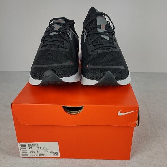 Nike Quest 5 Men's Shoes Black University Red DD0204-004, Size 13 (New In Box) - Picture 7 of 10